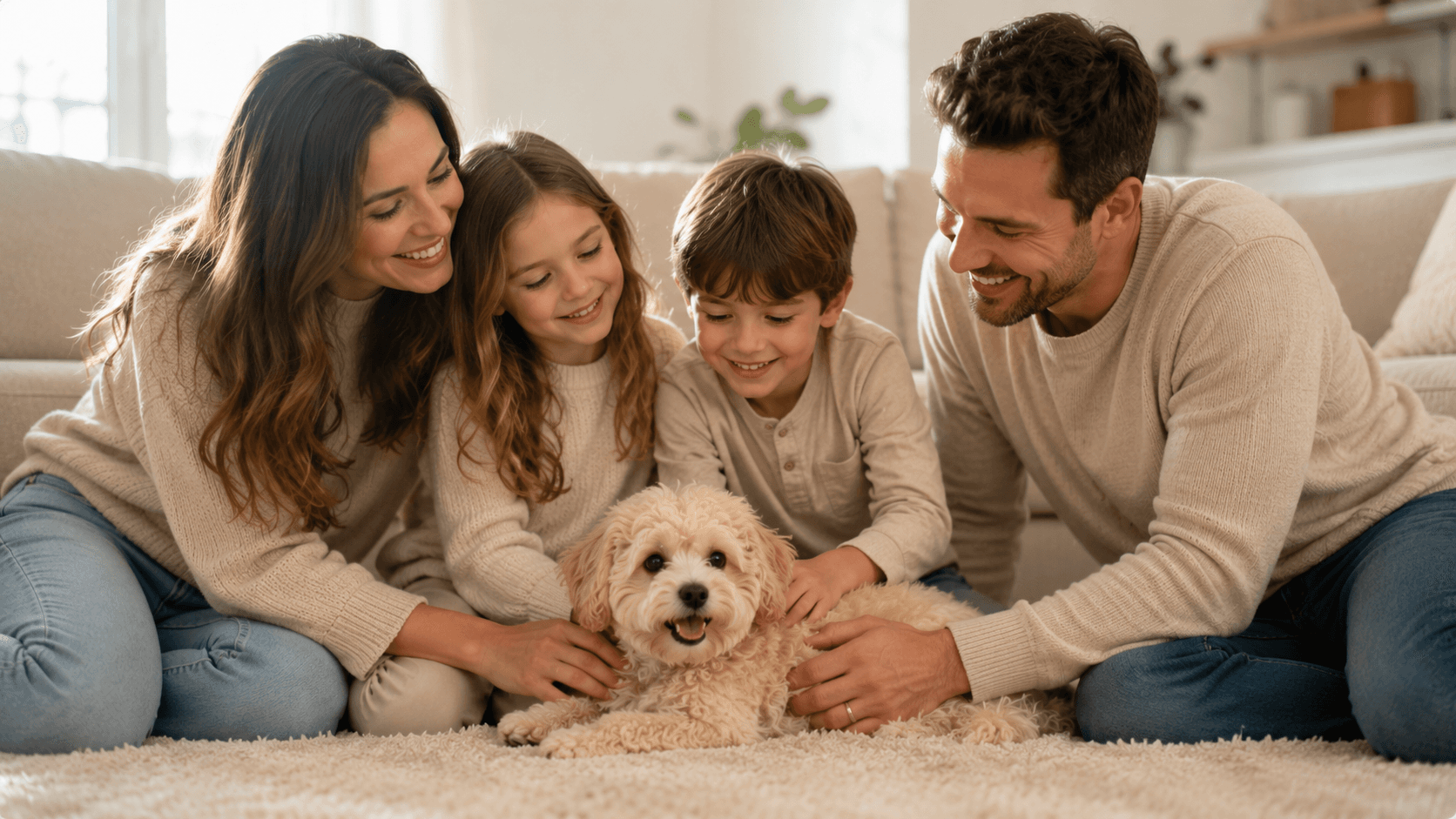 Maltipoo dla rodziny, pary lub seniora