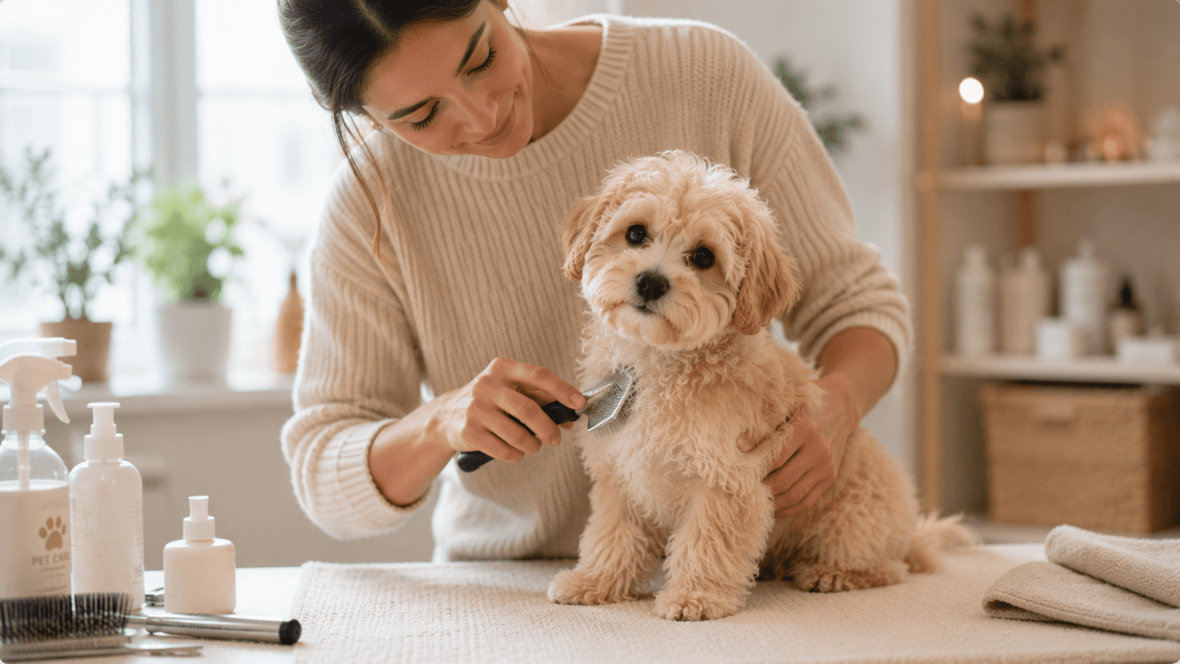Pielęgnacja Maltipoo – czesanie, grooming i higiena
